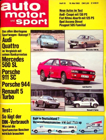Deckblatt Auto Motor und Sport (10/1982)